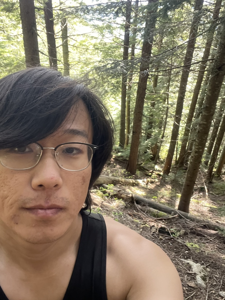 Ao Jiang in the woods